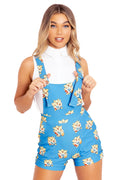 BlackMilk Clothing x Pokemon - Togepi Short Overalls - Pokémon Merchandise - Collaboration apparel - Licenced.
