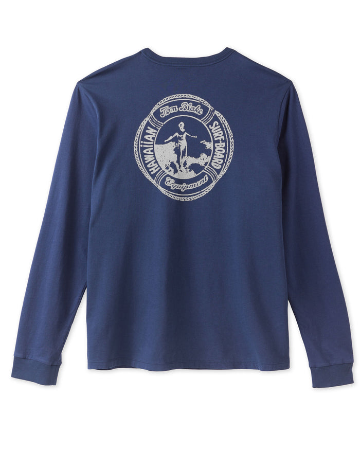 Tom Blake Emblem L/S Tee - FINAL SALE