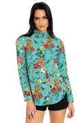 BlackMilk Clothing - Tropical Tiger Long Sleeve Business Shirt