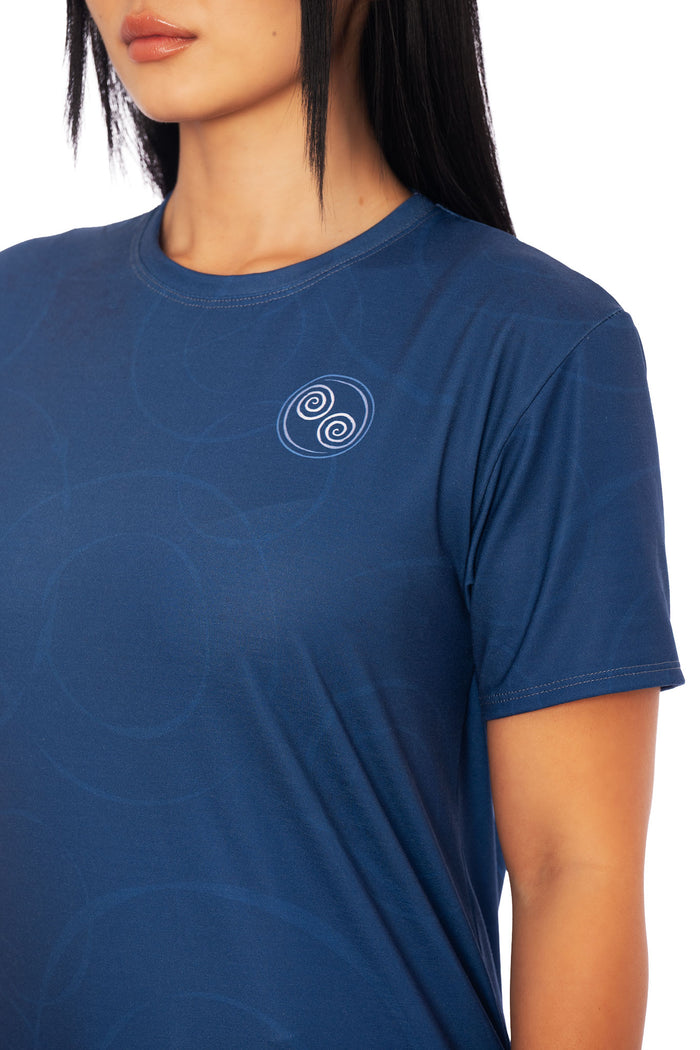 Avatar: The Last Airbender x BlackMilk Tui and La Balance tee, licensed Avatar fashion inspired by Water Tribe symbolism and Avatar lore