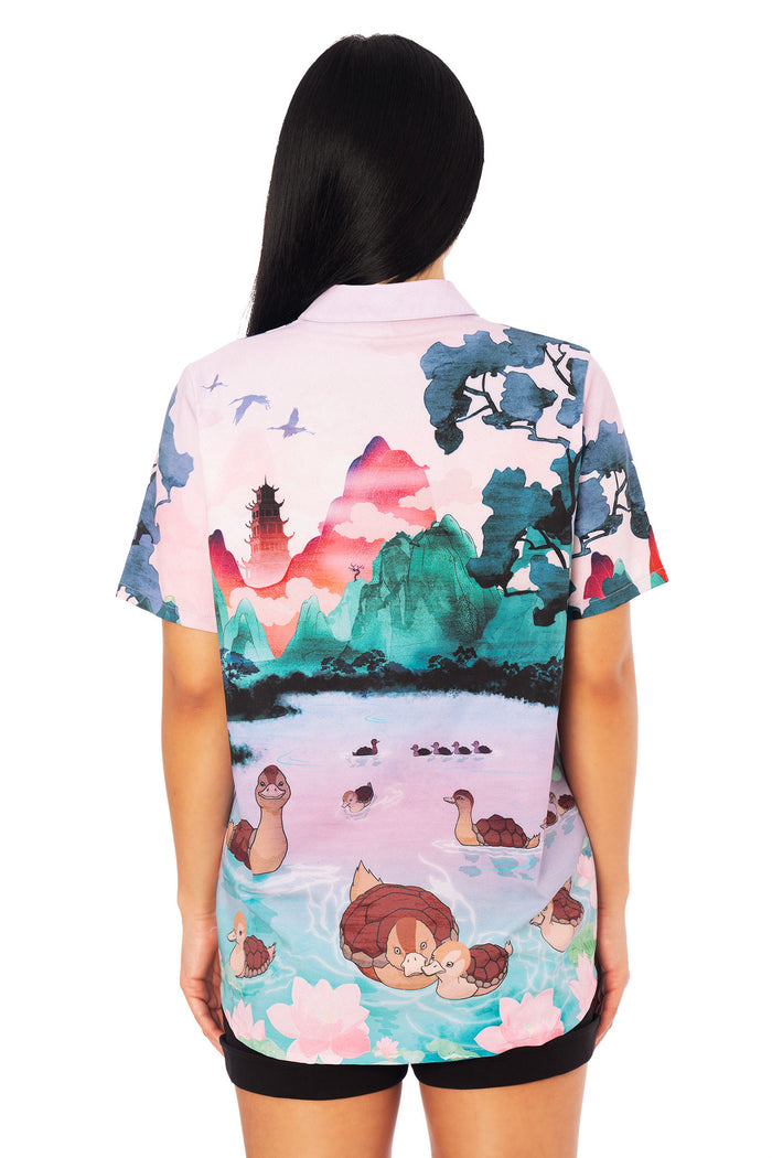 Avatar: The Last Airbender x BlackMilk Turtle Ducks themed unisex shirt, licensed Avatar apparel and statement Avatar fashion