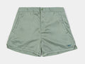 Twill Woven Womens Shorts (Jade Smoke/Industrial Blue)