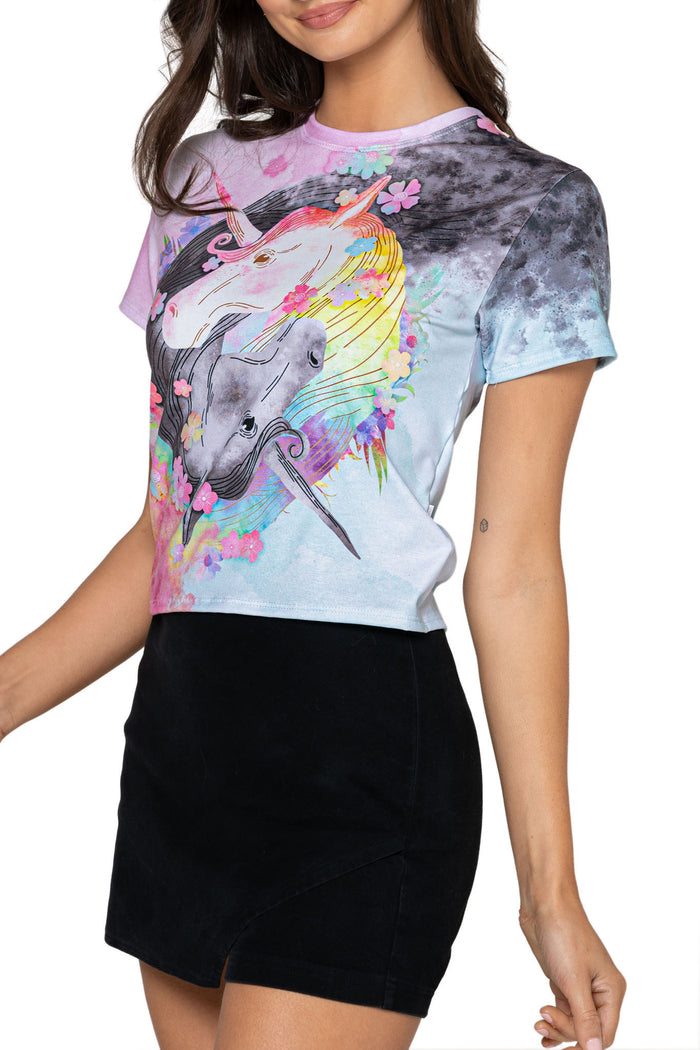 Unicorn Yin Yang Baby Tee