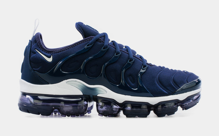 Vapormax Plus Midnight Navy Mens Running Shoes (Navy/White)