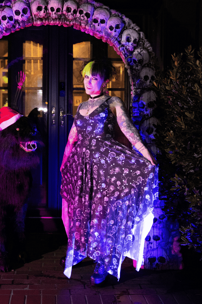 Venus Flytrap Handkerchief Dress
