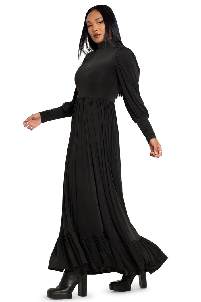 BlackMilk Clothing - Victorian Ghost Maxi Dress