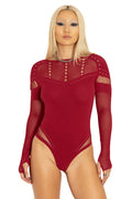 BlackMilk Clothing - Red Villain Bodysuit