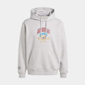 VRCT Graphic Pullover Mens Hoodie (Grey/Red)