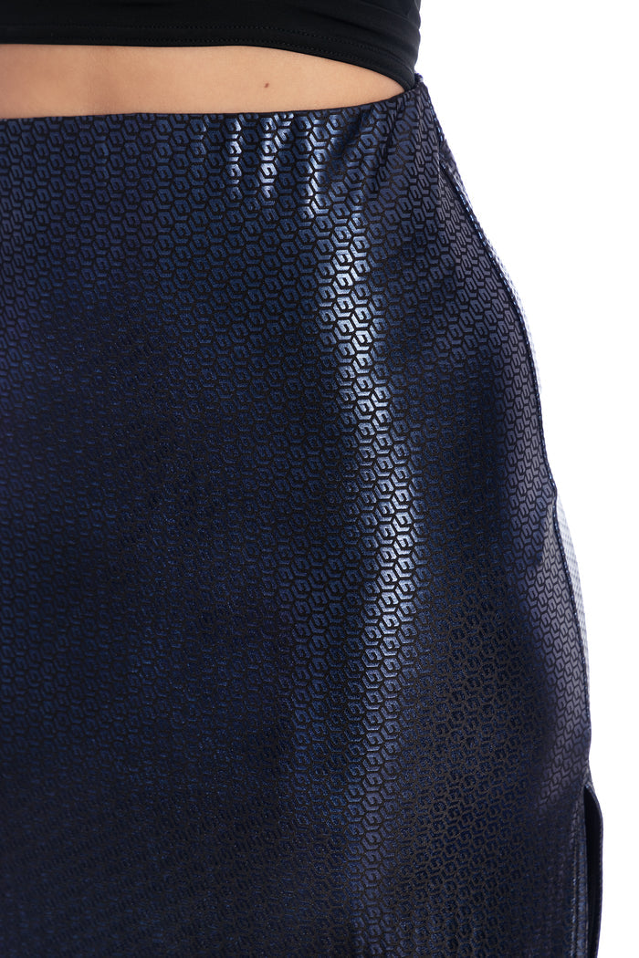 Water Warrior Side Split Midaxi Tube Skirt
