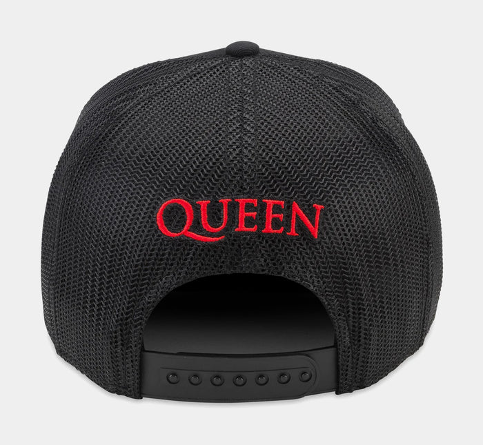 We Will Rock You Snapback Mens Hat (Black/White)