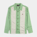 Westover Mens Long Sleeve Shirt (Green/White)