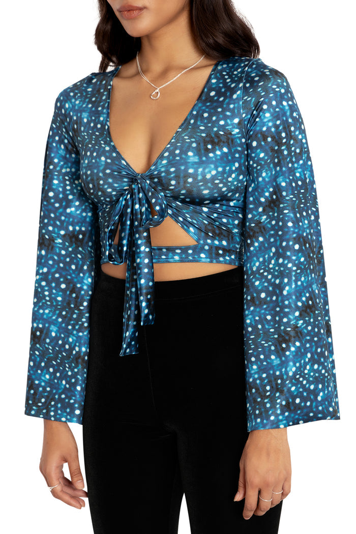 BlackMilk Clothing - Whale Of A Time Long Sleeve Rio Top