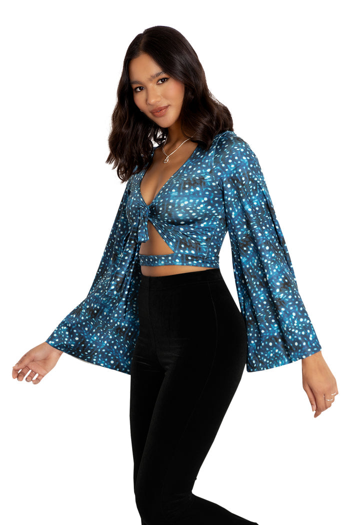 BlackMilk Clothing - Whale Of A Time Long Sleeve Rio Top