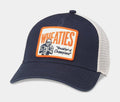 Wheaties Breakfast Of Champions Trucker Mens Hat (Navy/Orange)