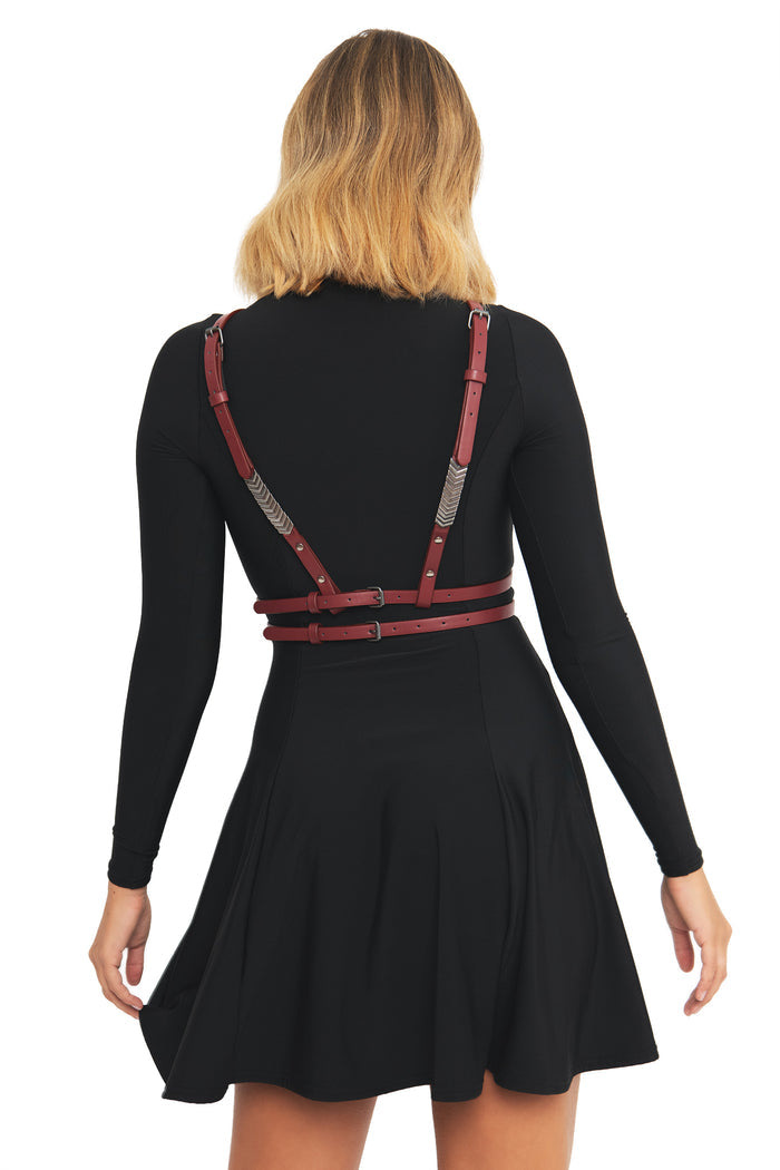 Wine Elven Archer Harness