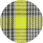 Swatch Electric Lime Jones Plaid