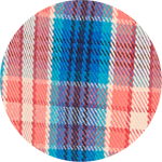 Swatch Watermelon Feliz Plaid