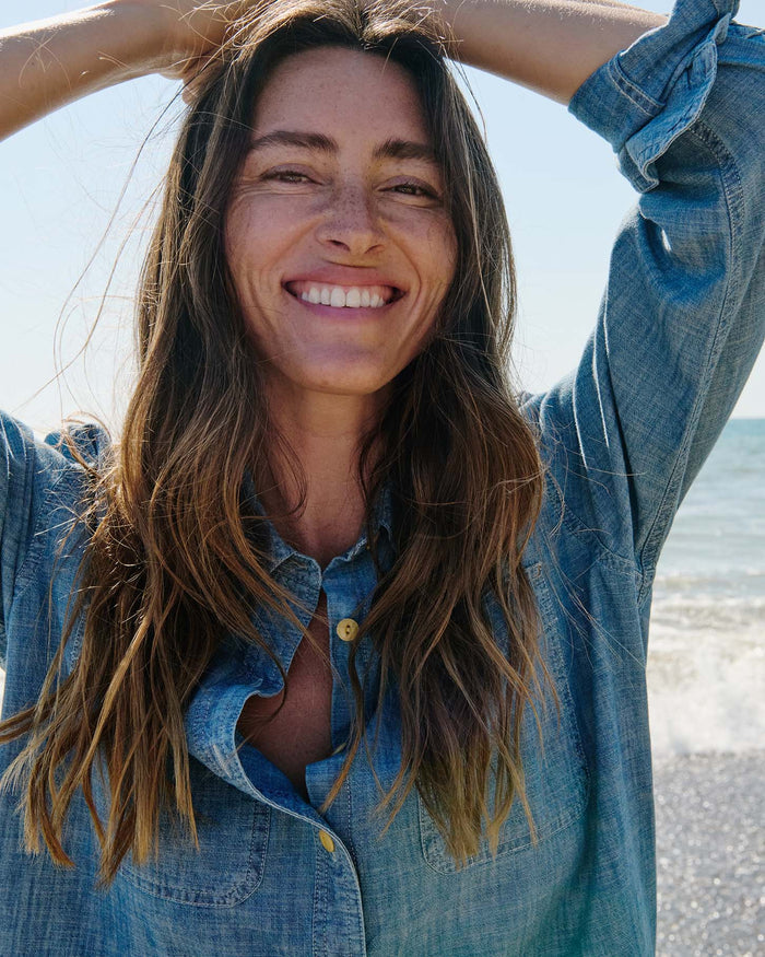 Women's Chambray Utility Shirt - FINAL SALE