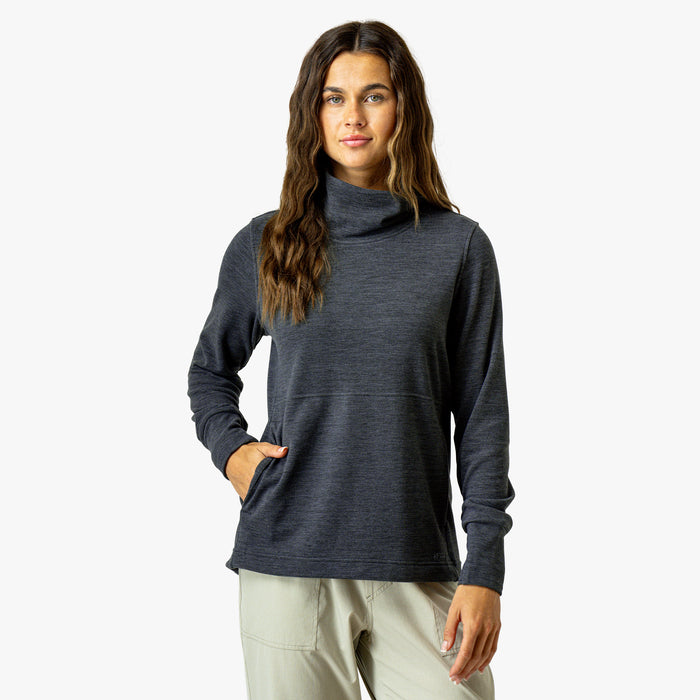 Black Heather $Model is 5'7" Size M$