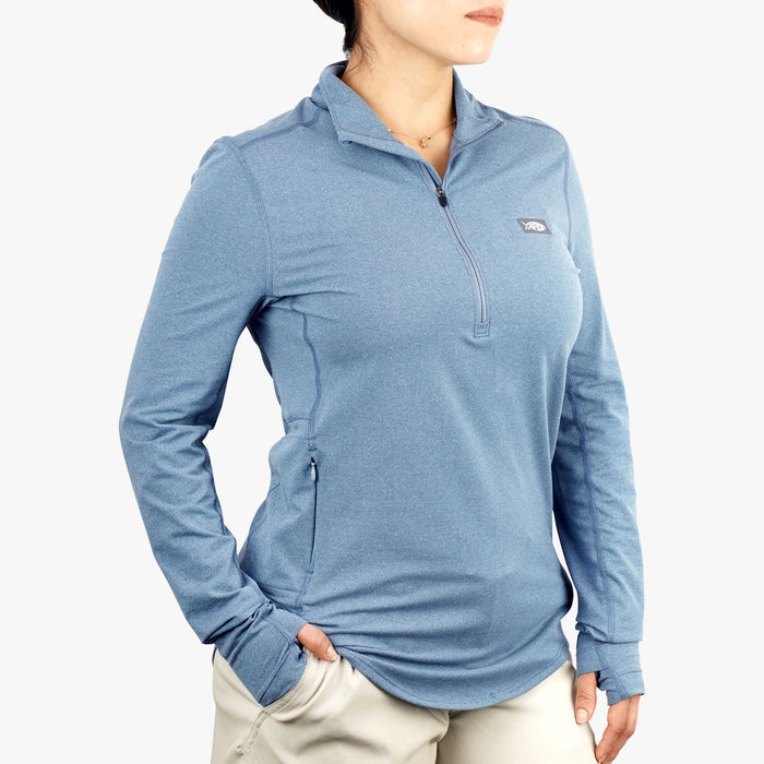 Bering Sea Heather $Model is 5'2" 132lbs Size S$