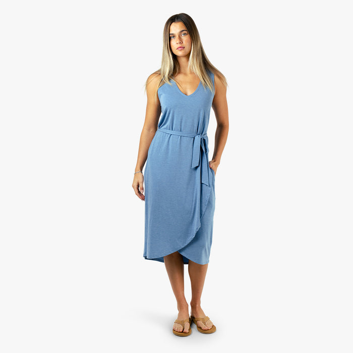 Captains Blue Heather $Model is 5'7" Size M$