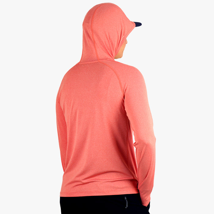 Soft Coral Heather $Model is 5'7" Size M$