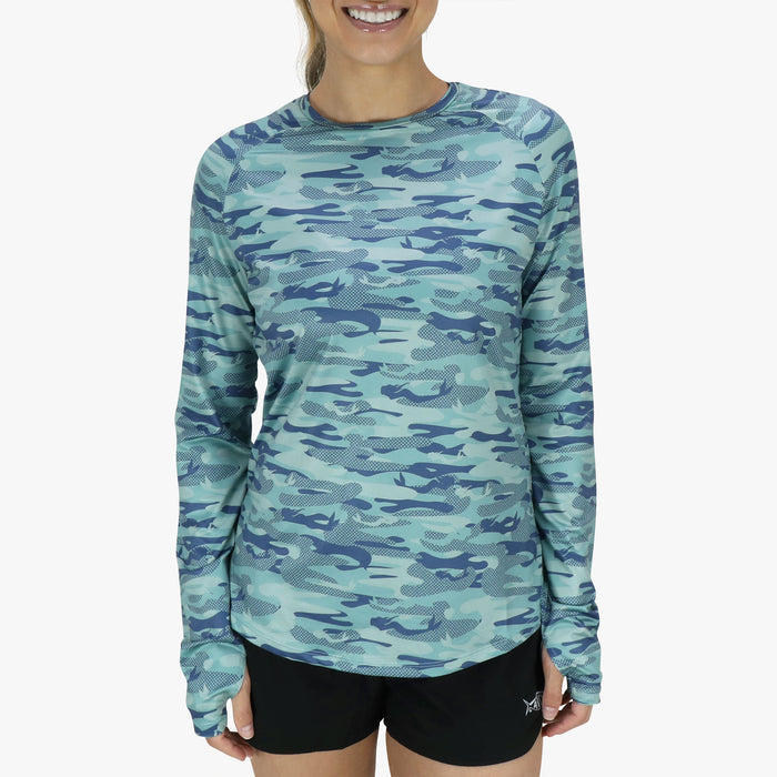 Teal Mercam $Model is 5'7" 143lbs Size M$