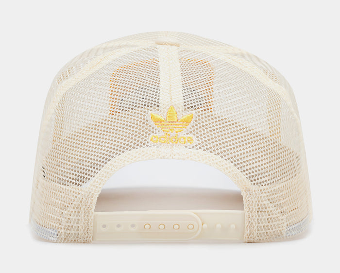 Worldwide Full Mesh Trucker Mens Hat (Beige/Orange)