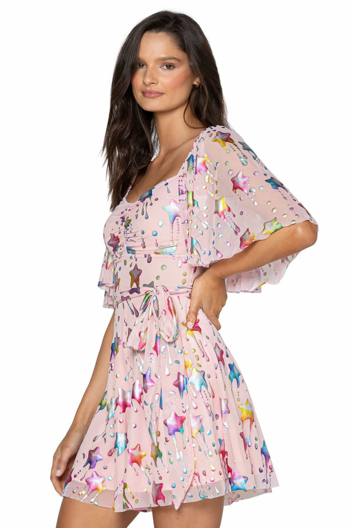 You're a Star Flutter Sleeve Playsuit