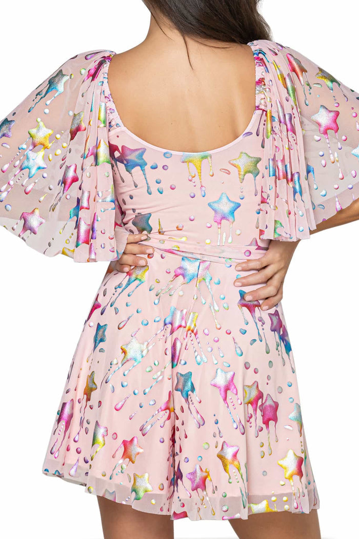 You're a Star Flutter Sleeve Playsuit