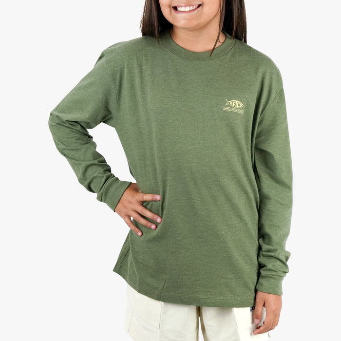 Army Heather $Model is Size M$