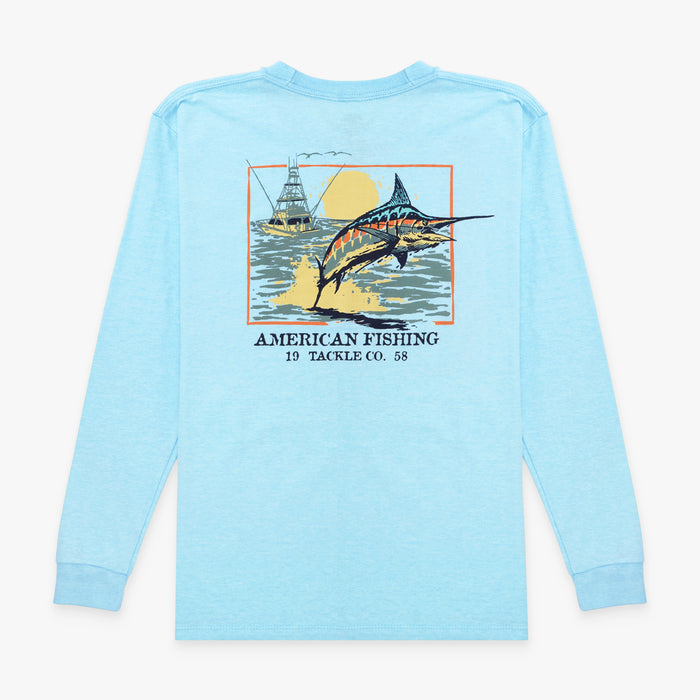 Neon Sky Blue Heather $Neon Sky Blue Heather$