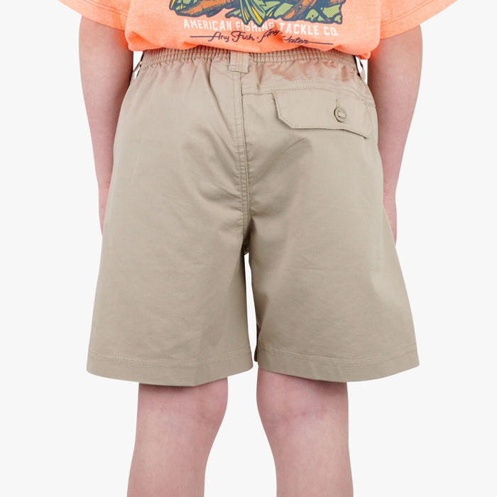Khaki $Model is Size M$