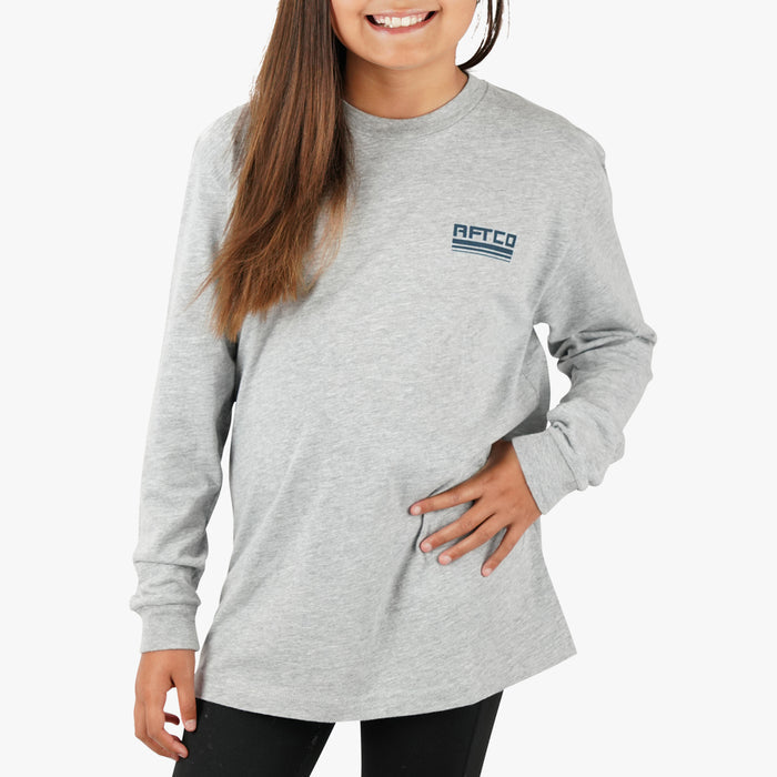 Athletic Heather $Model is Size M$