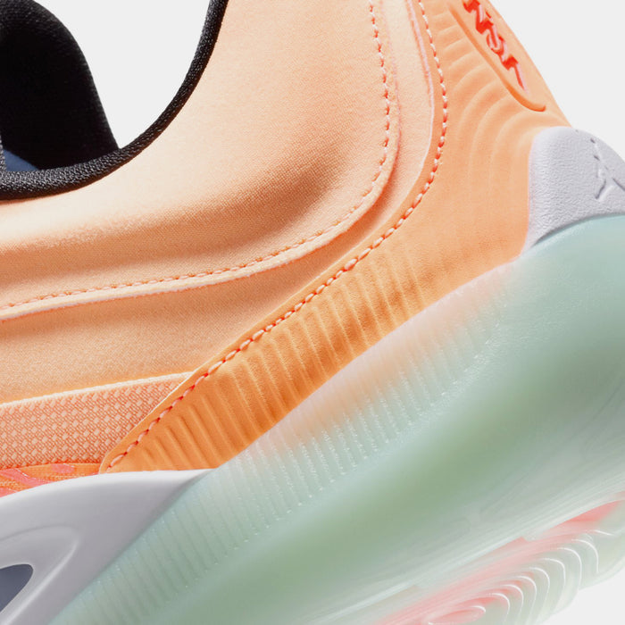 Zion 4 Mens Basketball Shoes (Peach Cream/Total Orange/Black/White)